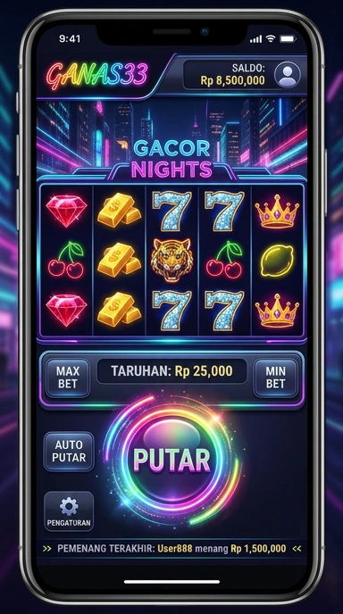ganas33 — cuplikan layar ringkas